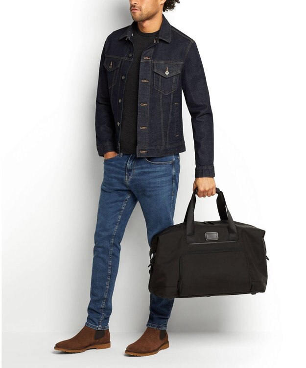 TUMI ALPHA ダブル・エクスパンション・サチェル ネイビー