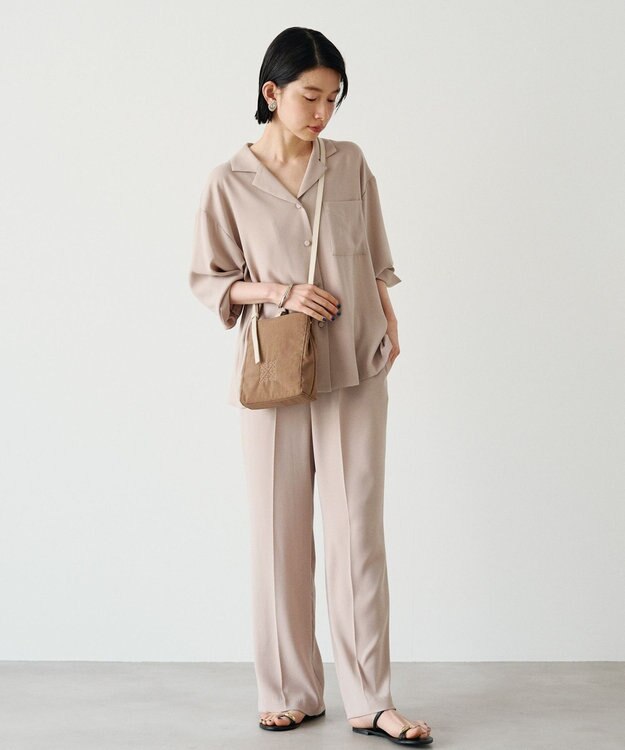 russet ナイロンミニショルダーバッグ(Z-235) Brown