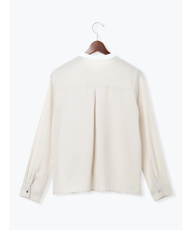 Te chichi 【WEB限定カラーあり】フロントレースブラウス オフホワイト