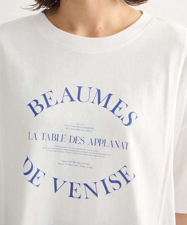 Green Parks アソートロゴ切替Ｔシャツ Off White