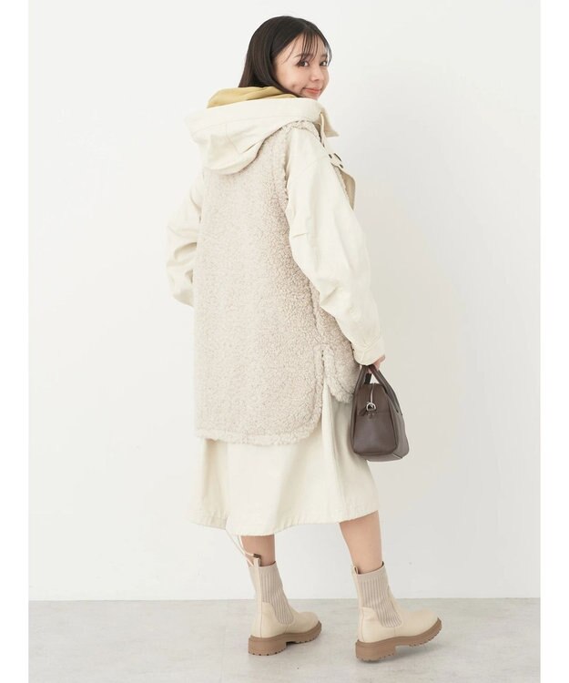 earth music&ecology マルチｗａｙモッズコート Ivory