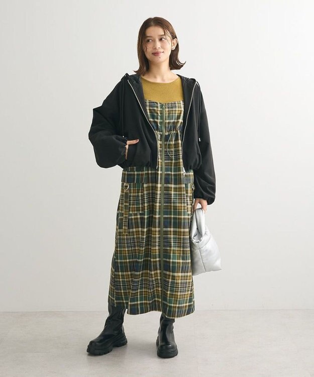 Green Parks ・ＥＬＥＮＣＡＲＥ　ＤＵＥ　ショートマウンテンパーカー Black