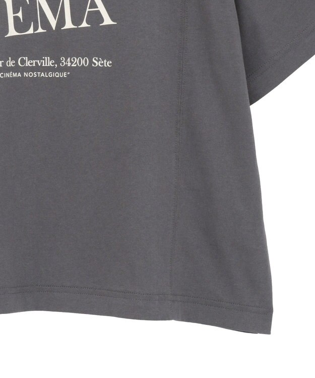 Green Parks アソートロゴ切替Ｔシャツ Charcoal Gray