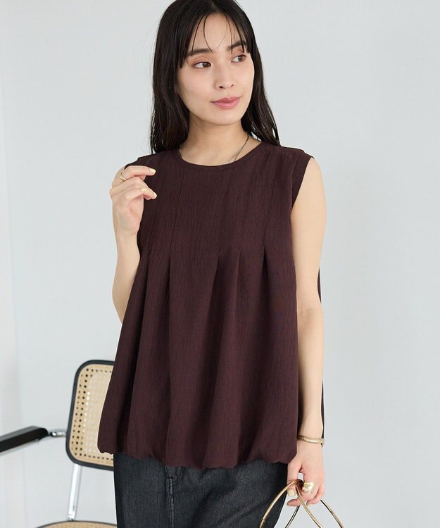 CRAFT STANDARD BOUTIQUE タックバルーンプルオーバー Dark Brown