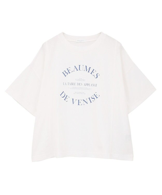 Green Parks アソートロゴ切替Ｔシャツ Off White