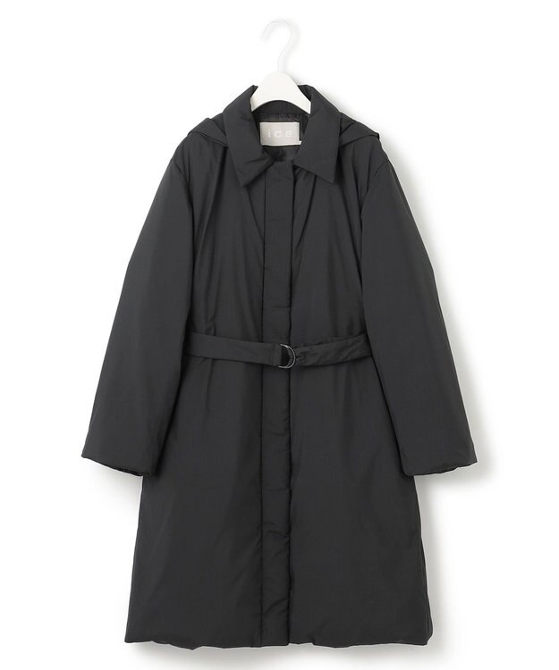 ICB 【WEB&一部店舗限定】ADSダウン ステンカラーコート ブラック系