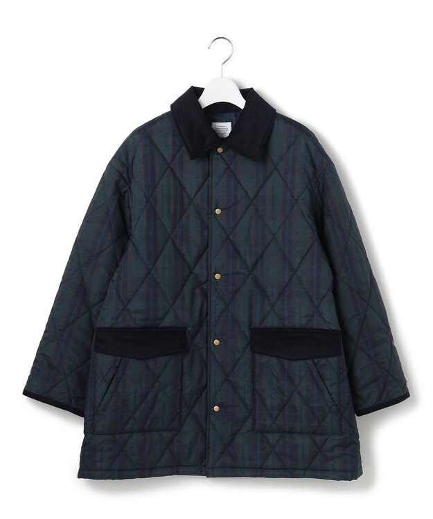JUMAGEO コート ビンテージ フランス製 キルティング 金ボタン ネイビー メンズスーツKOKUBO キルティング ハーフコート メンズ スタンド