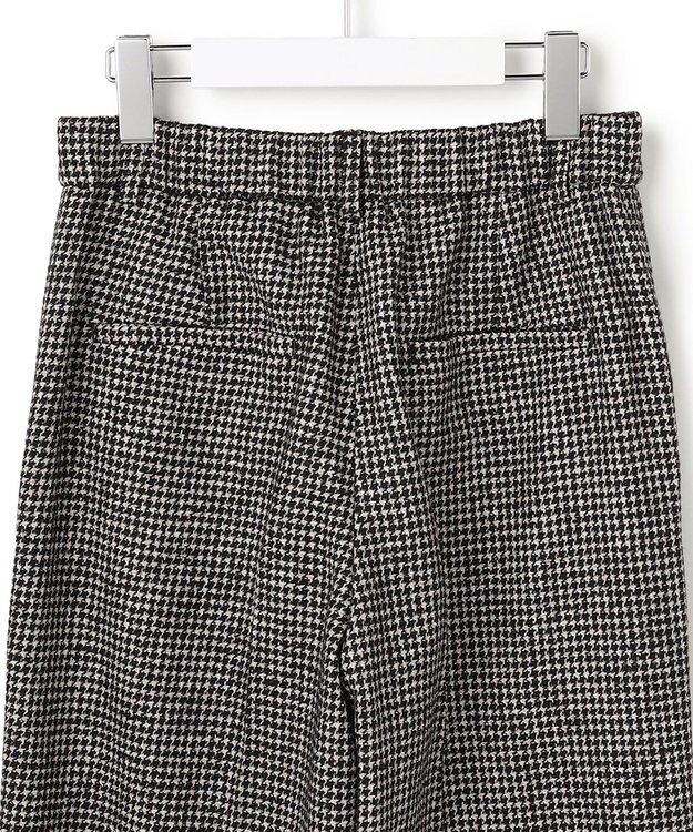 23区 L ループミックスツイード ワイド パンツ モノトーン