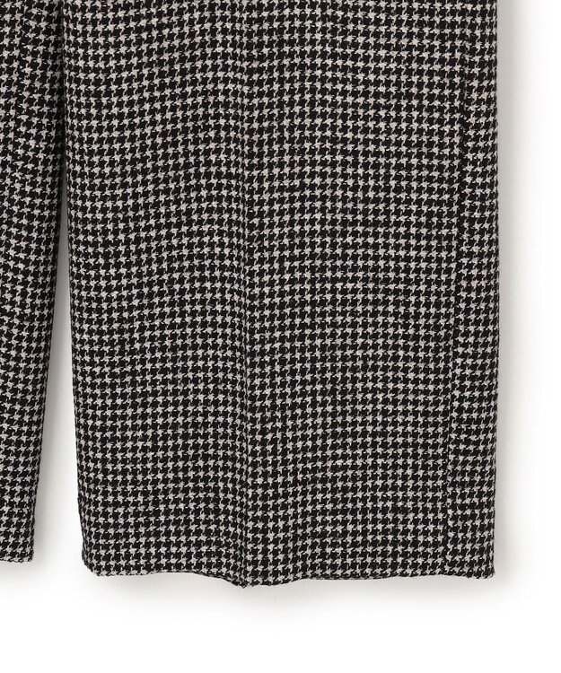 23区 L ループミックスツイード ワイド パンツ モノトーン