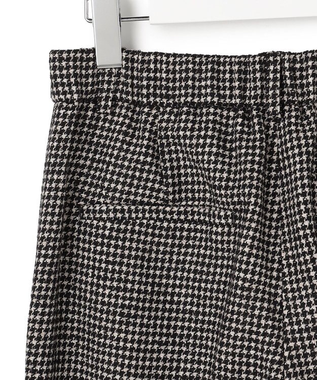 23区 L ループミックスツイード ワイド パンツ モノトーン