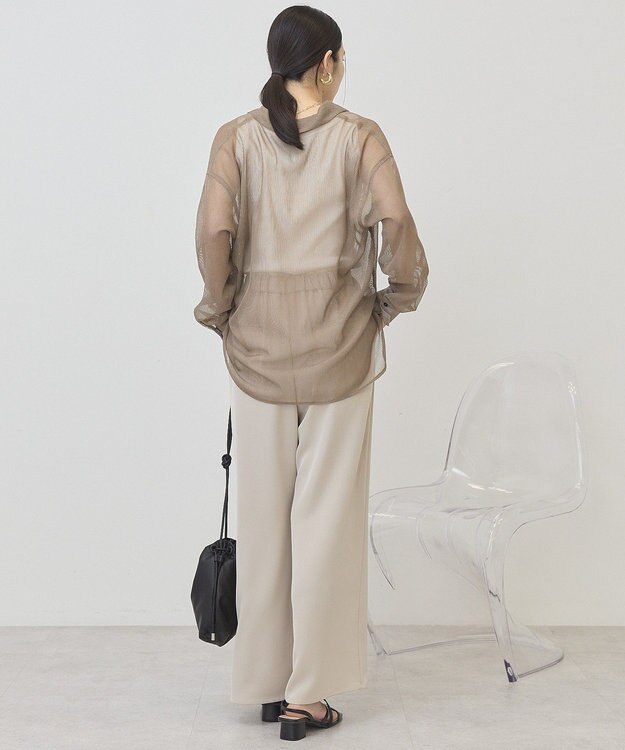 AMERICAN HOLIC メッシュ長袖シャツ Mocha