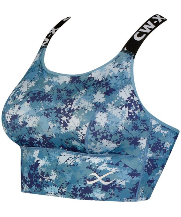 CW-X 【WOMEN】 スポーツゆれケアブラ 【スポーツ時のゆれからバストを守る】 吸汗速乾（本体） HTY021 /ワコール グレイッシュブルー