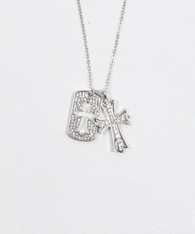 WEGO Lラインストーンダイカットネックレス 柄1