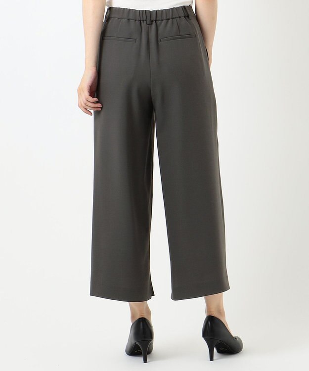 J.PRESS LADIES 【洗える】リラクシオンツイル パンツ グレー系