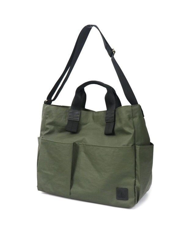 Regalo Felice 【水や汚れを気にせず使える / 大容量】ショルダー付きトート / REGALO KA(カーキ)