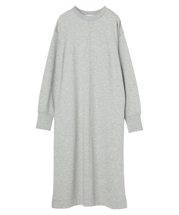 Green Parks ミニ裏毛ワンピース Gray Mixture