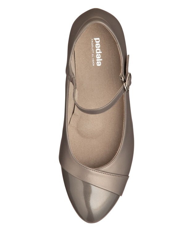 ASICS WALKING ペダラ レディース 3E 3.5CMヒール グレー系