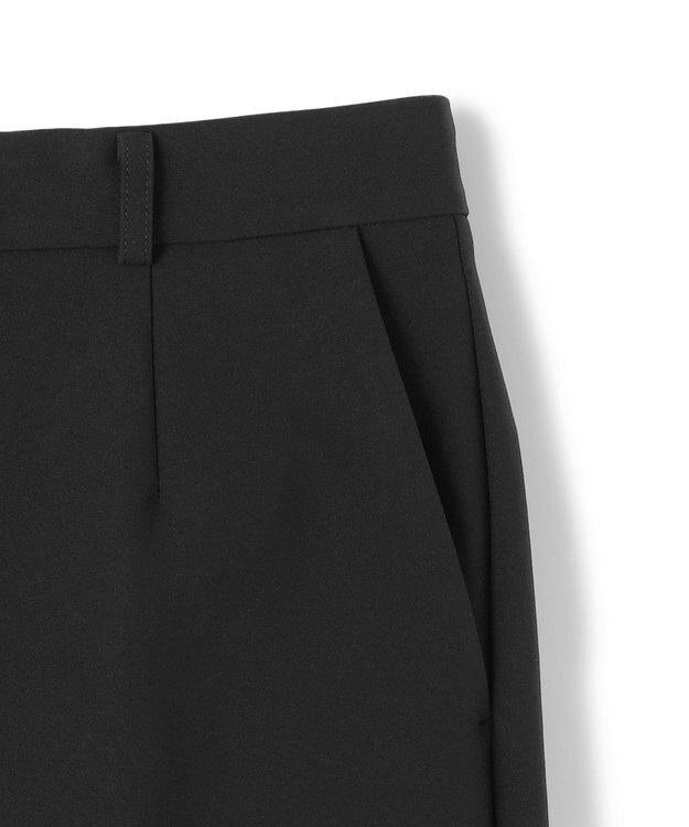 BEIGE， 【洗える】WINDSOR / ストレートアンクルパンツ Black