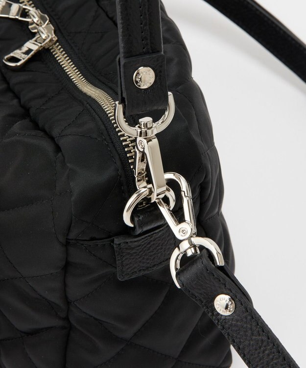 russet 【2025AW新作】キルティング横長2WAYショルダーバッグ(SF-258) Black