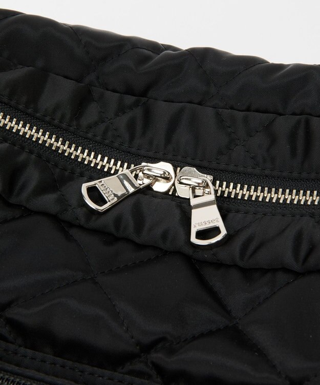 russet 【2025AW新作】キルティング横長2WAYショルダーバッグ(SF-258) Black