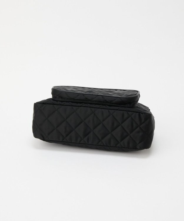 russet 【2025AW新作】キルティング横長2WAYショルダーバッグ(SF-258) Black