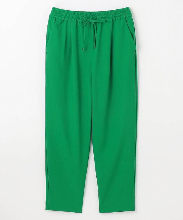 ANY 【ウエストゴム】イージーケアライトストレッチテーパードパンツ グリーン