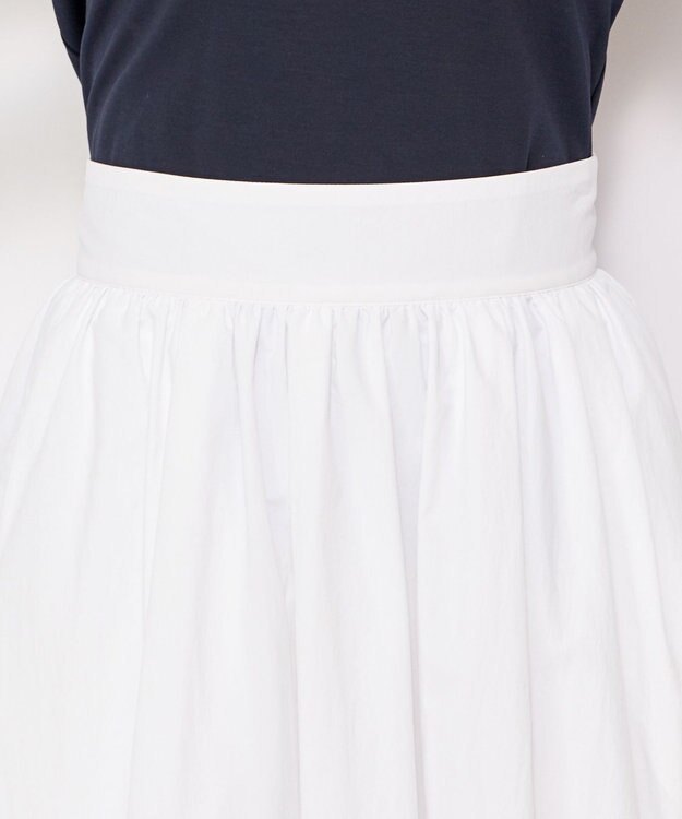 uncrave 【撥水・UVカット・接触冷感】プルーフナイロン フレアスカート ホワイト