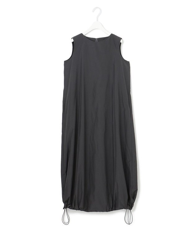 ICB L 【洗える】 ハイマルチメモリータフタ ワンピース チャコール系