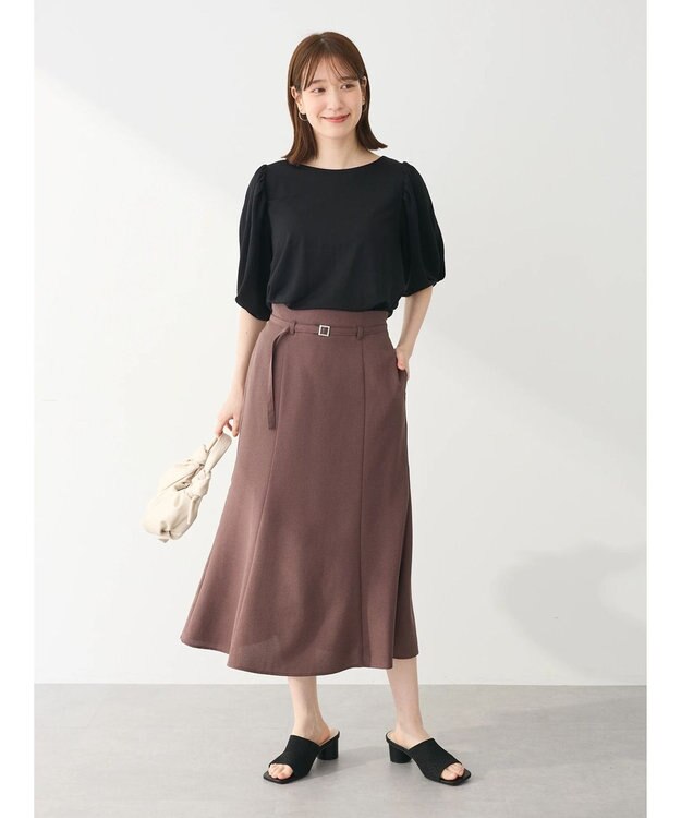 Green Parks 袖ボリュームカノコプルオーバー Black