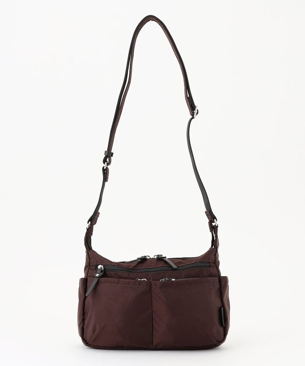 Y'SACCS トリプルポケットベーシックショルダー ワイン