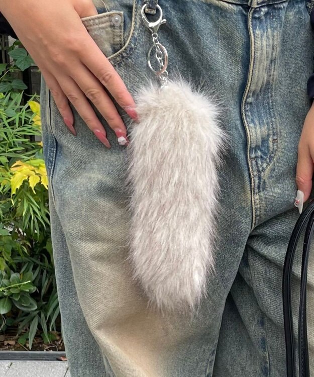 WEGO 総柄しっぽキーホルダー 柄11