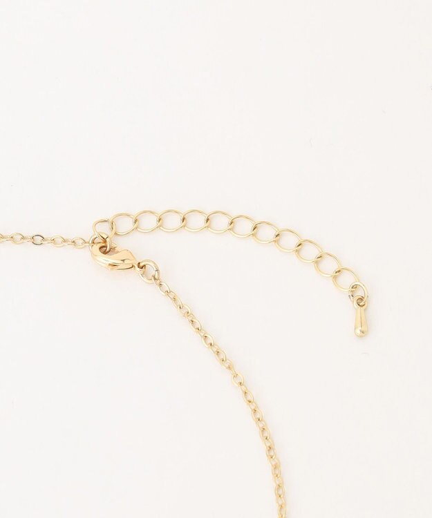 組曲 パールライクオーバルライン ネックレス ゴールド系