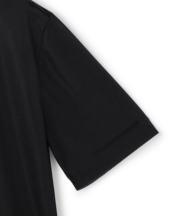 BEIGE， SELEN / リブコンビ シアーTシャツ Black