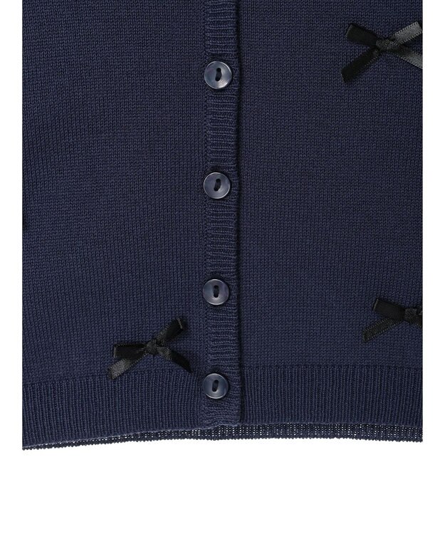 Green Parks ・ＡＮＤ　ＳＥＡＲＣＨ　メニーリボンカーディガン Navy