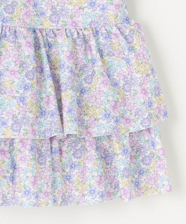 ANY KIDS 総柄 フリル ワンピース 水着 小花柄