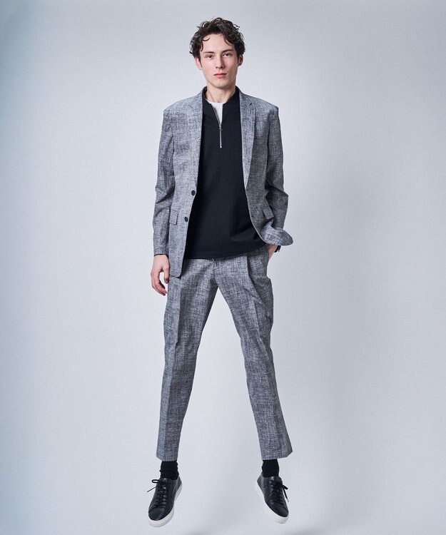 JOSEPH HOMME クールドッツストレッチ　ジャケット ライトグレー系