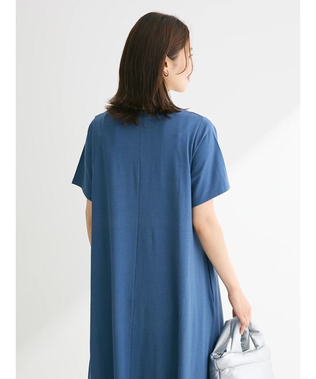 Green Parks ・ＳＵＧＡＲ　ＳＰＯＯＮ【ＣＯＯＬ】ロゴｐｔＴＥＥワンピ Blue