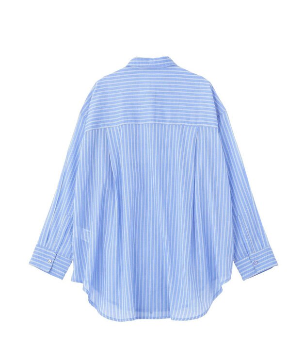 Green Parks 長袖ボイルシャツ Stripe
