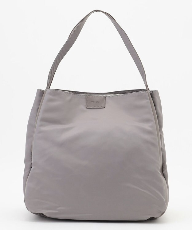 Y'SACCS スクエアすっきりトート Mサイズ グレージュ