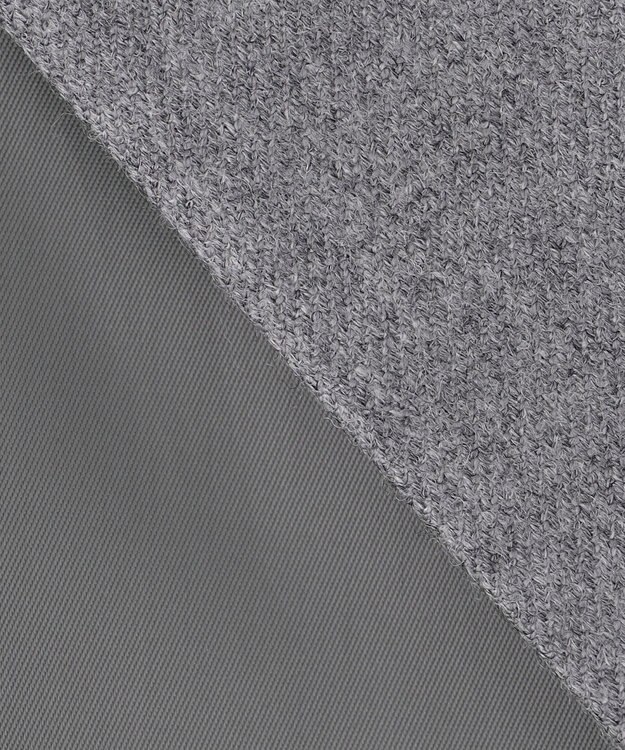 自由区 【洗える】ウォッシャブルウールサキソニーワイド パンツ TOPグレー