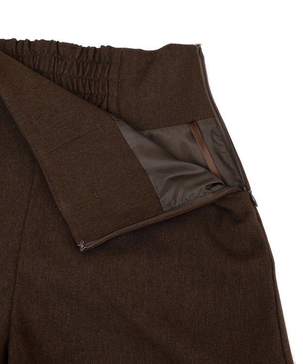 earth music&ecology バックレースアップショートパンツ Brown