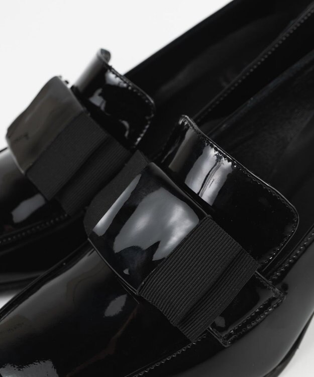 BONTRE 【LucaGrossi/ルカグロッシ】エナメルリボンパンプス/CH840-VA ブラック