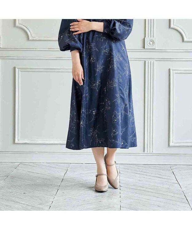 Riz raffinee <Riz raffinee>Vカットアンクルストラップパンプス ダークベージュ