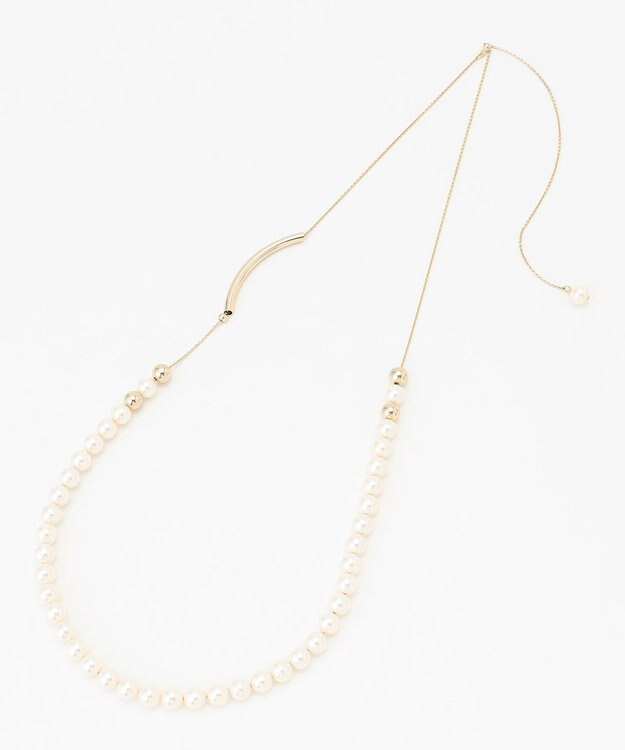 自由区 【カタログ掲載】アレンジパール ネックレス マットゴールド