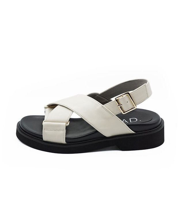 APOM クロスストラップサンダル アイボリー