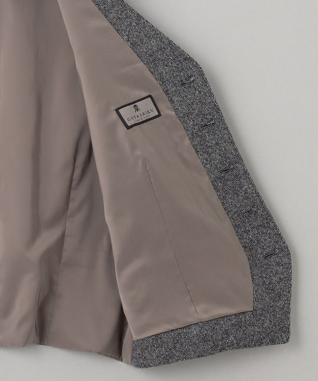 GOTAIRIKU 【セットアップ対応 / AIRY MOVE】RENEWOOL セットアップべスト ライトグレー系8