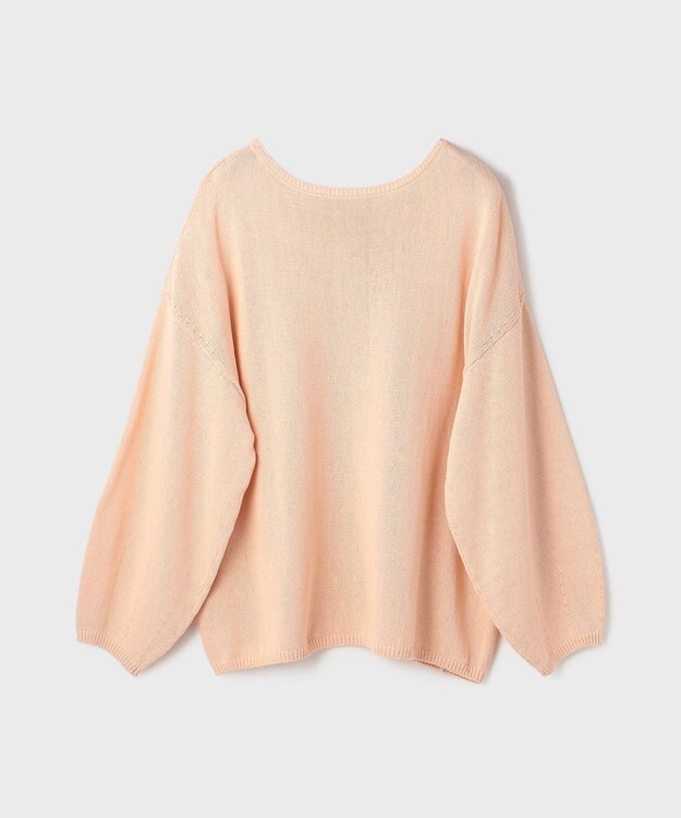 GRACE CONTINENTAL ルーズニットトップ ピンク