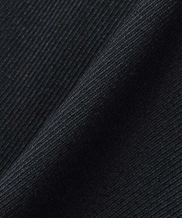 23区 【洗える】ウールライクカルゼ テーパード パンツ ネイビー系