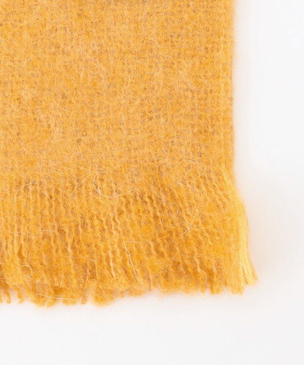 J.PRESS YORK STREET 【UNISEX】【QUIOC】モヘヤマフラー イエロー系