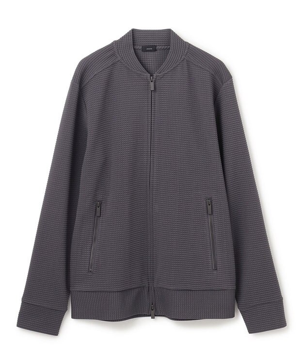 JOSEPH HOMME 【LEON 掲載】＜オリジナル素材＞ ライトタックジャージー ジップアップブルゾン グレー系